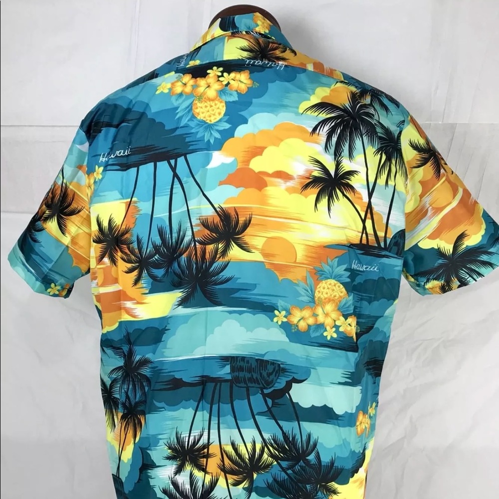 Hawaiian Shirt Seawind Tropical Sunset Hawaii L - Picture 5 of 8